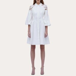 BRAND NEW WOMENS GORGEOUS Niali - Pearl Dress - Gardenia $595